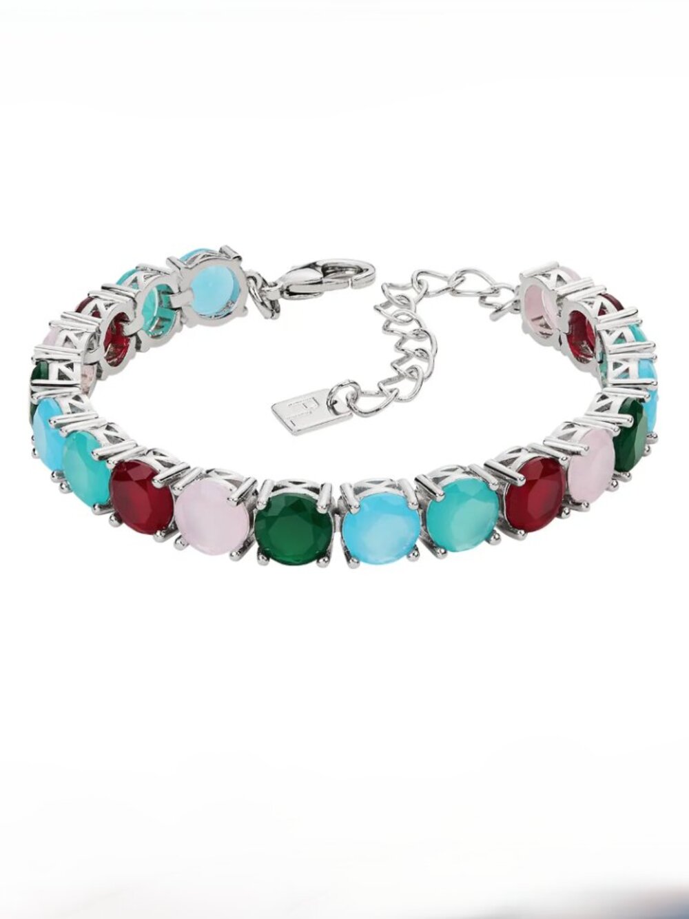 Park Lane "Rodeo" Rainbow Impression Bracelet - Silver Tone - NIB